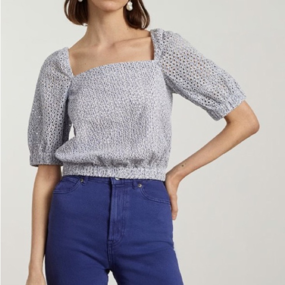 Eyelet top from Everlane - like new!